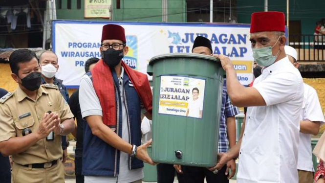 Sandiaga Uno bersama Rumah Siap Kerja (RSK) menghadirkan 'Juragan Lele Lalap'