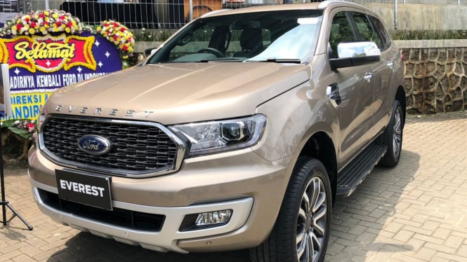 Peluncuran Ford Everest baru di Indonesia.