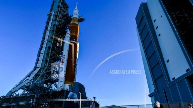 Lokasi peluncuran roket raksasa Artemis NASA.