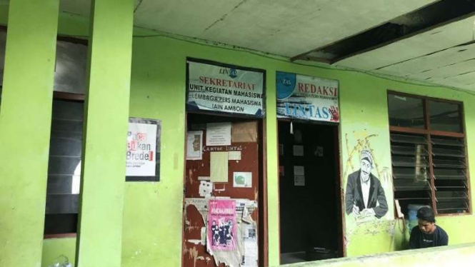 Sekretariat Lembaga Pers Mahasiswa (LPM) Lintas IAIN Ambon.