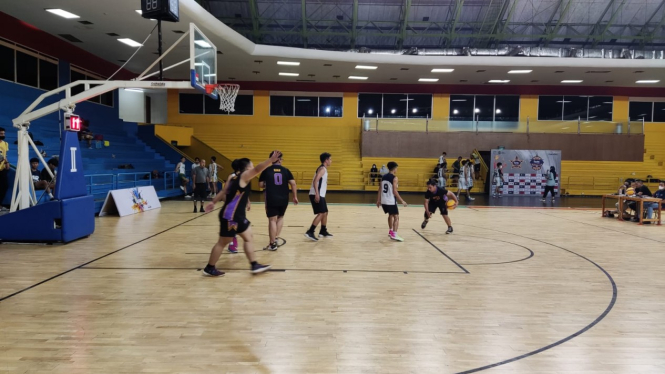 Turnamen basket 3x3 remaja