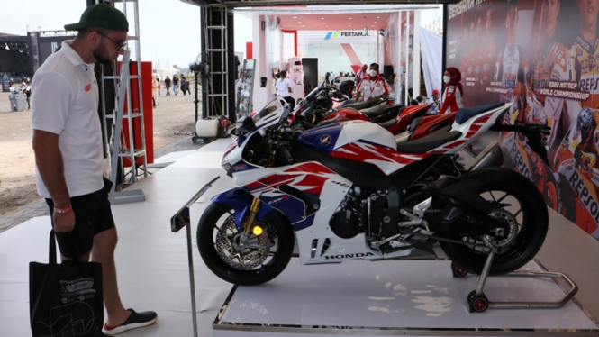 Booth Honda di MotoGP Indonesia