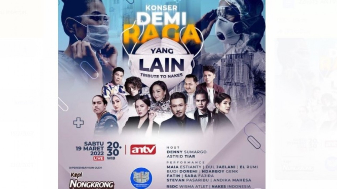 ANTV Gelar Konser Demi Raga yang Lain: Tribute To Nakes