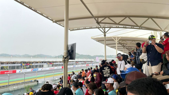 Penonton MotoGP Mandalika.