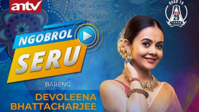  Devoleena Bhattacharjee telah tiba di Indonesia untuk turut meriahkan HUT ANTV