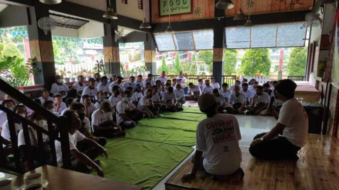 Kelompok masyarakat di Purbalingga deklarasikan dukungan terhadap Jokowi.