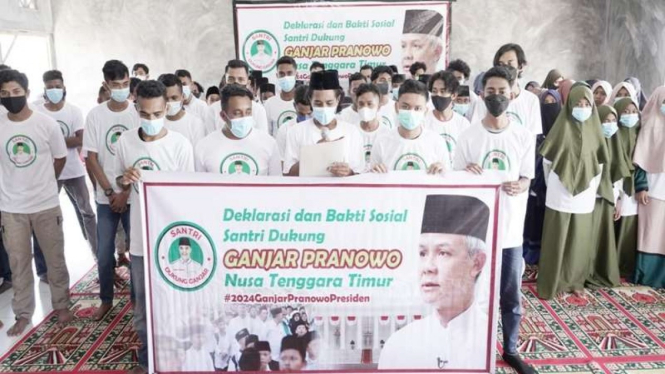Santri di Nusa Tenggara Timur (NTT) dukung Ganjar Pranowo jadi capres 2024