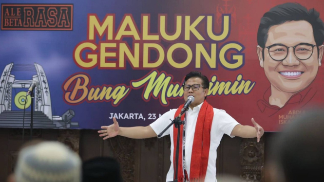 Ketum PKB  Muhaimin Iskandar alias Cak Imin di Maluku