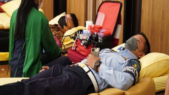 Jajaran Ditjen Pas seluruh Indonesia gelar donor darah