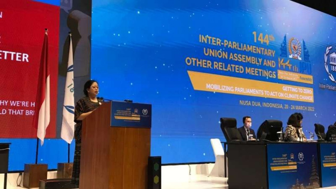 Ketua DPR Puan Maharani di Forum Inter-Parliamentary Union (IPU) ke-144 di Bali