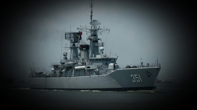 VIVA Militer: KRI Ahmad Yani-351 TNI Angkatan Laut.