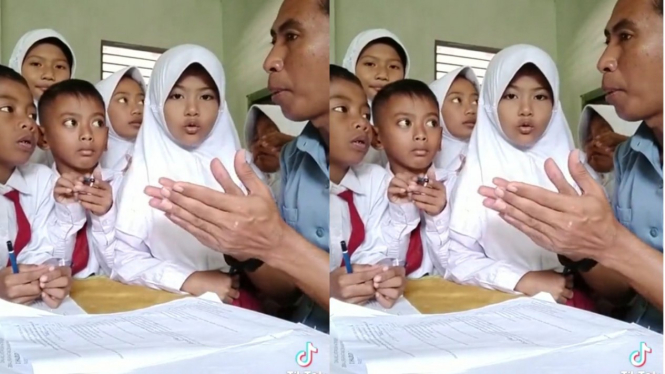 Viral, Video Pak Ribut Bahas Kaum Sodom di Depan Anak-anak SD