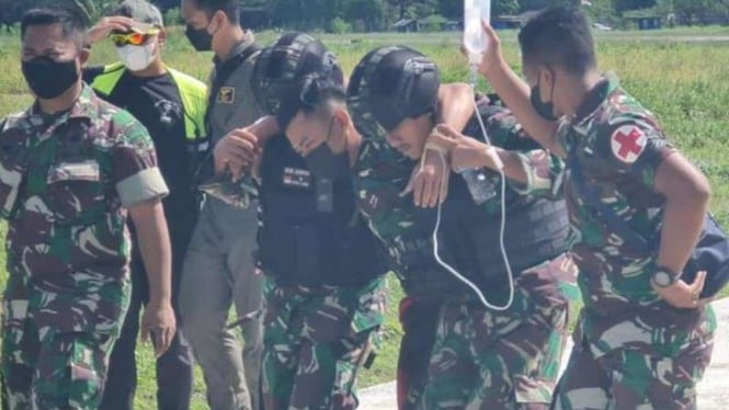 Anggota TNI korban kekerasan KST Egianus Kogoya.