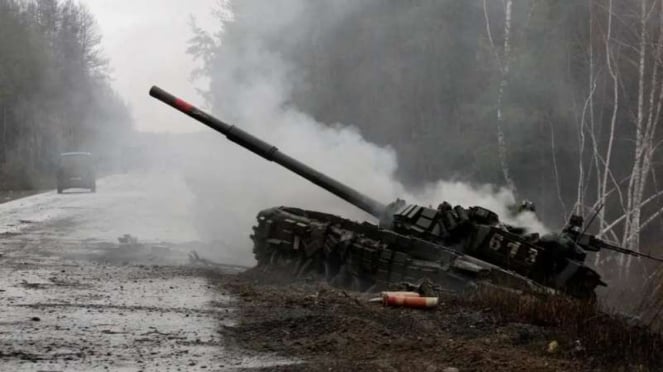 VIVA Military: Puing-puing tank militer Rusia yang dihancurkan pasukan Ukraina