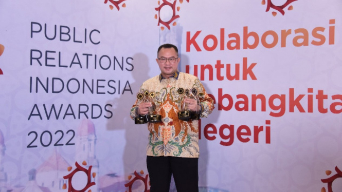 Rektor IPB University, Profesor Arif Satria hadiri acara PR Indonesia Award 2022