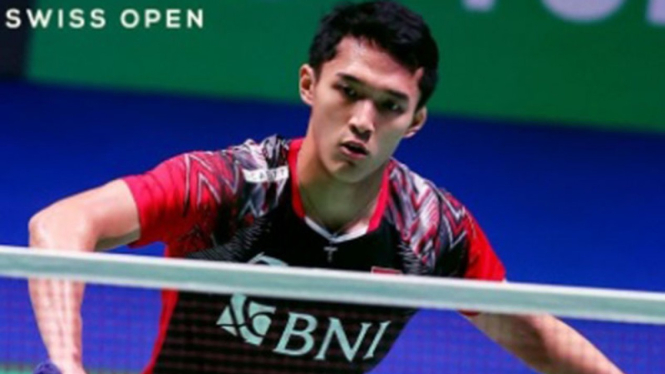 Tunggal Putra Indonesia, Jonatan Christie di Swiss Open 2022