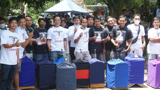 Relawan Sahabat Ganjar galang dukungan di Klaten dan Manokrawi.