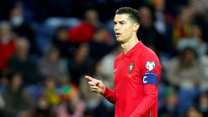 Kapten Timnas Portugal, Cristiano Ronaldo.