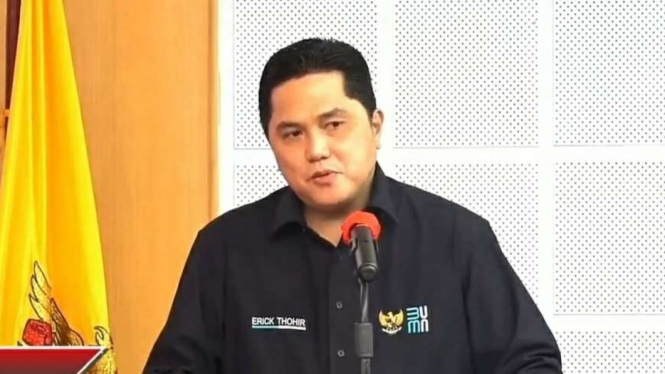 Menteri BUMN Erick Thohir di Universitas Hasanuddin.