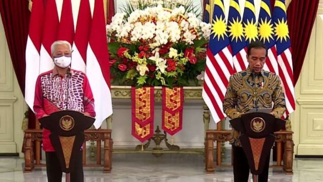 Presiden Jokowi menerima kunjungan PM Malaysia Dato’ Sri Ismail Sabri Yaakob.