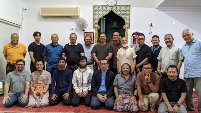 Para pengurus dan jamaah Masjid Indonesia di Westall, Melbourne, bersiap menyambut bulan puasa Ramadan mulai hari Sabtu (02/04/2022). (Supplied: Masjid Westall)