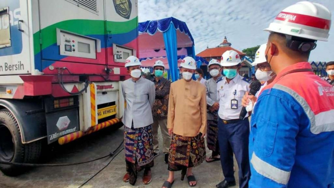 PT Pertagas Niaga melakukan upaya penyediaan CNG di Bali.