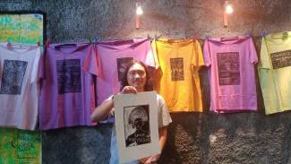 Seni Cukil Jadi Media Kampanye Ala WALHI Bali