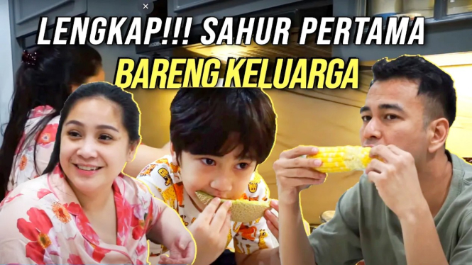 Nagita Slavina ungkap menu masakan untuk sahur hari pertama Raffi Ahmad