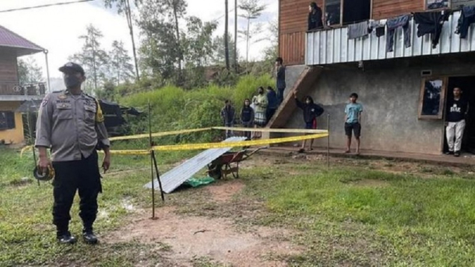 Lokasi penemuan jasad bayi yang dimakan anjing di Tana Toraja Sulsel