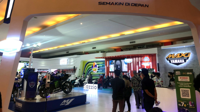 Booth Yamaha di IIMS 2022
