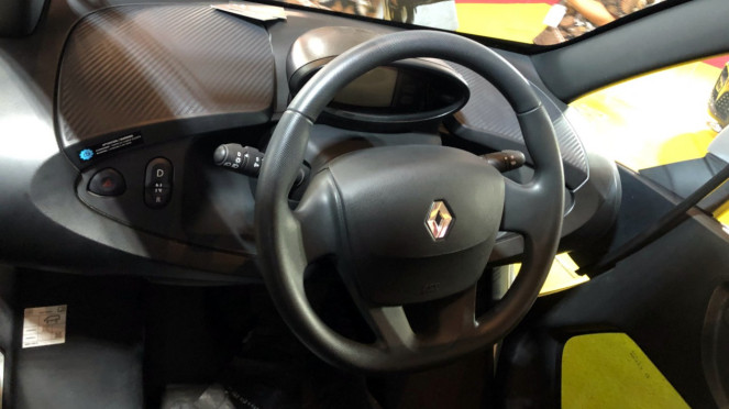 Interior Renault Twizy.