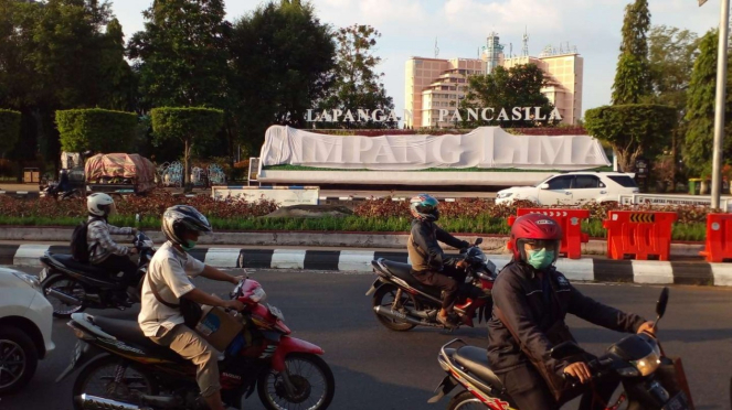 Suasana Kota Semarang saat PPKM level 1.