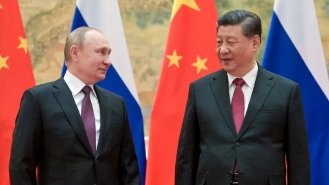 Putin dan Xi Jinping. Getty Images via BBC 