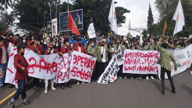 Demo mahasiswa di Bogor