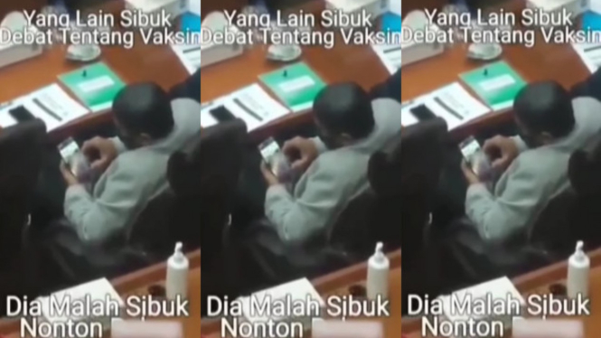 Anggota DPR Nonton Video Porno saat Rapat Vaksin