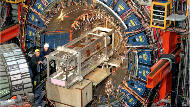 Penelitian di Fermilab Collider Detector.