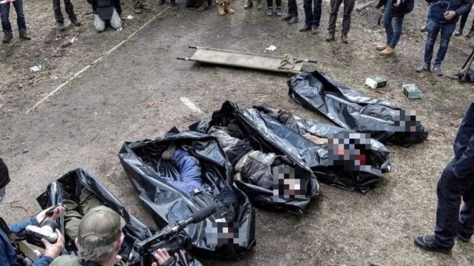 VIVA Militer: Mayat warga sipil Ukraina di pinggiran Bucha