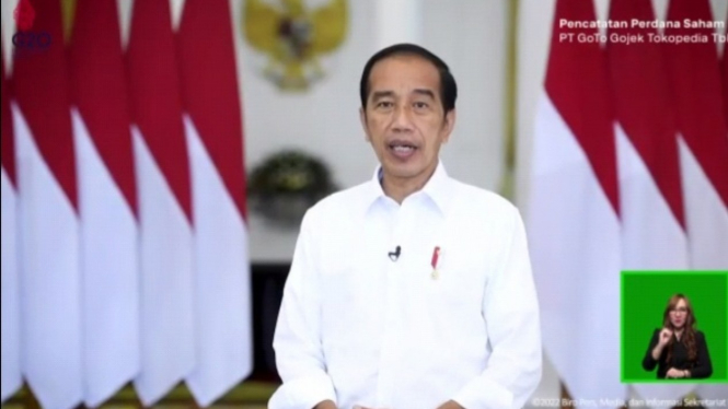 Presiden Jokowi bicara soal IPO Goto