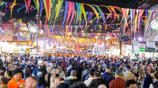 Â Keramaian pasar ramadhan di Lakemba di tahun 2022 kembali diraskan warga Muslim di kawasan Sydney dan sekitarnya. (Foto koleksi Canterburry-Bankstown)