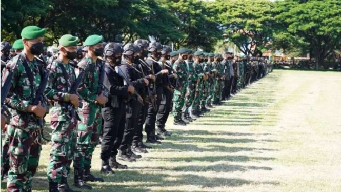 VIVA Militer: Prajurit Kodam IM gelar apel pasukan sambut kedatangan Wapres RI