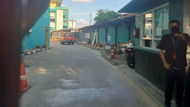 Singapore Indonesian School (SIS) Palembang di Jalan Letda Abdul Rozak Kecamatan Ilir Timur II, Kota Palembang, Sumatera Selatan, mendapat pesan ancaman bom, Selasa, 12 April 2022.