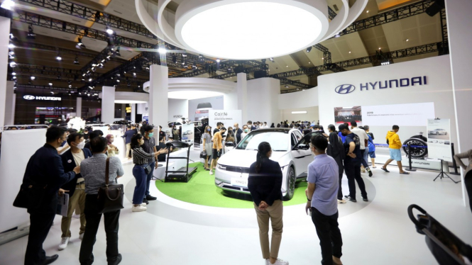 Booth Hyundai di IIMS 2022