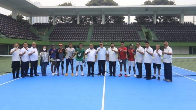 KONI Pusat tinjau pelatnas tenis