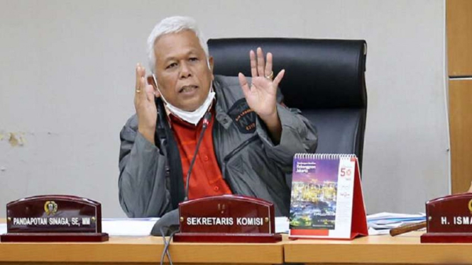 Sekertaris Komisi B DPRD DKI Jakarta Pandapotan Sinaga