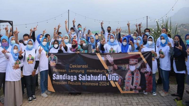 Relawan di Lampung dukung Sandiaga Uno jadi capres 2024