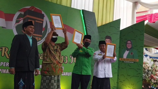 Dukungan Kiyai dan Ulama Untuk PPP di Garut Jawa Barat