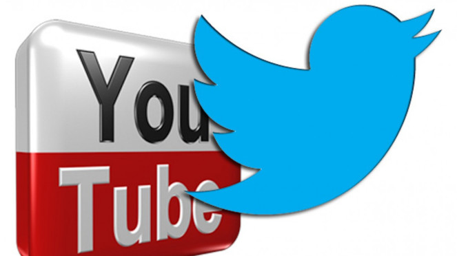 YouTube dan Twitter.