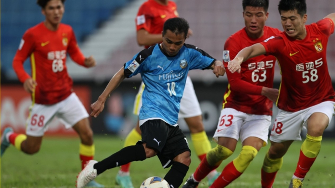 Chanathip Songkrasin membela Kawasaki Frontale di Liga Champions Asia