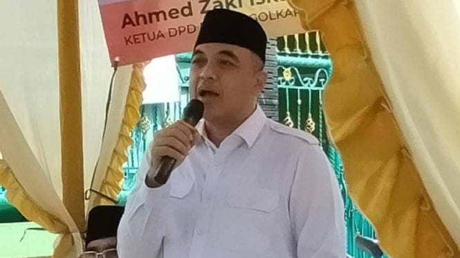 Ketua Golkar DPD DKI Ahmed Zaki Iskandar