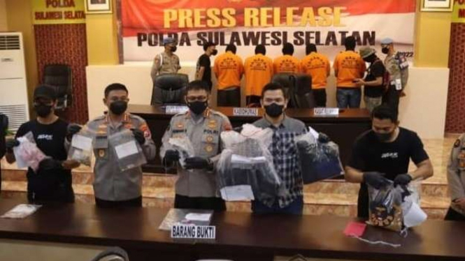 Keterangan Pers Pengungkapan Penembakan Petugas Dishub Makassar